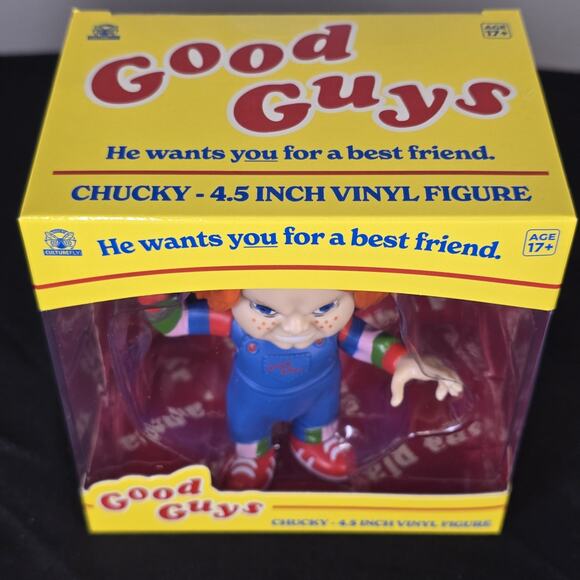 Tiffany And Chucky Good Guys Vinyl Figure 4.5in NEW childs Play Collectible 2025 - Picture 6 of 11